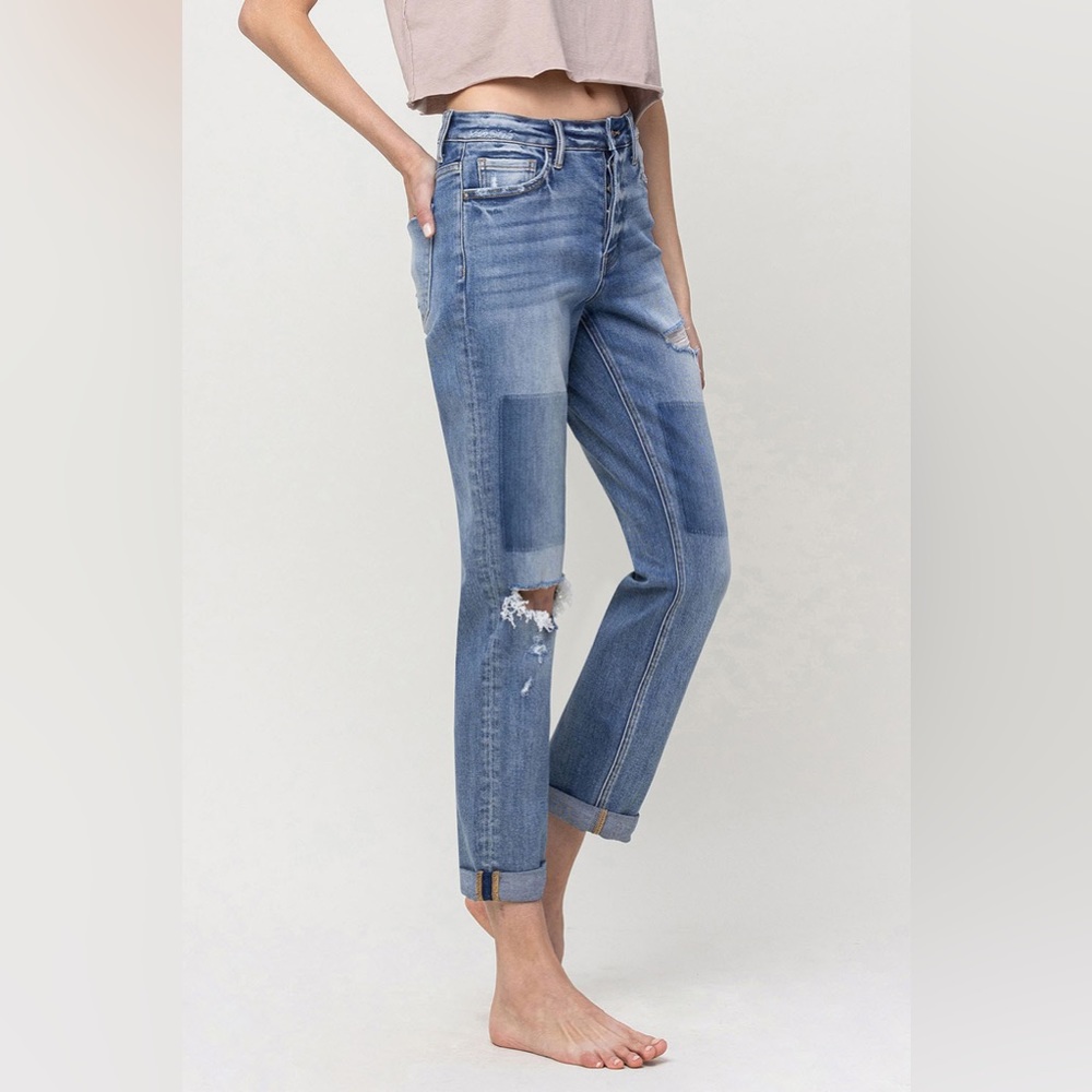 VERVET BY FLYING MONKEY SKEETER BOYFRIEND JEAN ❤️NEW COLLECTION IN STORES❤️ - Picture 3 of 4